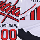 Custom Crimson Black-Cream Reversible Button-Down Baseball Jersey