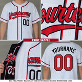 Custom Brown White Brown Pinstripe Reversible Button-Down Baseball Jersey