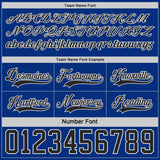 Custom Black Royal-White Reversible Double Side Hockey Jersey