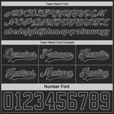 Custom Black-Gray Reversible Double Side Hockey Jersey