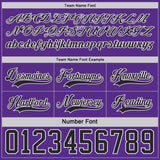 Custom Black Purple-White Reversible Double Side Hockey Jersey