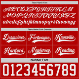 Custom Red-White Reversible Double Side Hockey Jersey