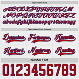 Custom Red White-Royal Reversible Double Side Hockey Jersey