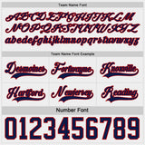Custom Red White-Navy Reversible Double Side Hockey Jersey