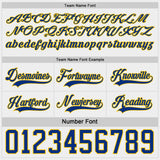 Custom Royal White-Yellow Reversible Double Side Hockey Jersey