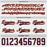 Custom Orange Navy-White Reversible Double Side Hockey Jersey