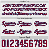 Custom Navy White-Maroon Reversible Double Side Hockey Jersey