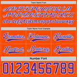 Custom Purple Orange-White Reversible Double Side Hockey Jersey
