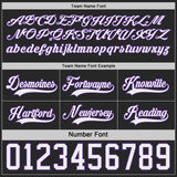 Custom Purple White-Black Reversible Double Side Hockey Jersey