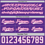 Custom Purple White-Pink Reversible Double Side Hockey Jersey