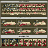 Custom Olive Camo Reversible Double Side Hockey Jersey