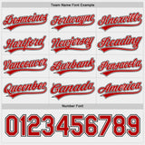 Custom Black Red-White Reversible Pullover Baseball Jersey Shirt