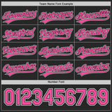 Custom Black Pink-White Reversible Pullover Baseball Jersey Shirt