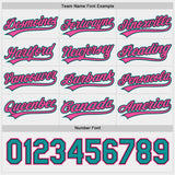 Custom Black Pink-Teal Reversible Pullover Baseball Jersey Shirt