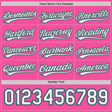 Custom Black Pink-Teal Reversible Pullover Baseball Jersey Shirt