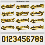 Custom Black-Gold Reversible Pullover Baseball Jersey Shirt