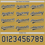 Custom Black Old Gold-White Reversible Pullover Baseball Jersey Shirt