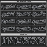 Custom Black-Gray Reversible Pullover Baseball Jersey Shirt