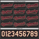 Custom Black Crimson-Cream Reversible Pullover Baseball Jersey Shirt