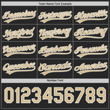 Custom Black Vegas Gold-White Reversible Pullover Baseball Jersey Shirt