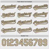 Custom Black Vegas Gold-White Reversible Pullover Baseball Jersey Shirt