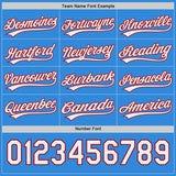 Custom Red White-Electric Blue Reversible Pullover Baseball Jersey Shirt