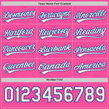 Custom Royal White-Pink Reversible Pullover Baseball Jersey Shirt