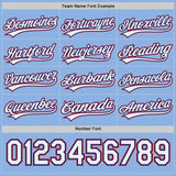 Custom Royal Light Blue Reversible Pullover Baseball Jersey Shirt