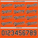 Custom Orange Black-White Reversible Pullover Baseball Jersey Shirt