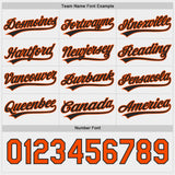 Custom Orange Black-White Reversible Pullover Baseball Jersey Shirt
