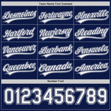 Custom Navy White-Gray Reversible Pullover Baseball Jersey Shirt