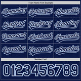 Custom Navy White-Light Blue Reversible Pullover Baseball Jersey Shirt