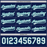Custom Navy White-Teal Reversible Pullover Baseball Jersey Shirt