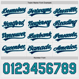 Custom Navy White-Teal Reversible Pullover Baseball Jersey Shirt