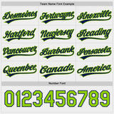 Custom Navy White-Neon Green Reversible Pullover Baseball Jersey Shirt