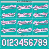 Custom Pink White-Aqua Reversible Pullover Baseball Jersey Shirt