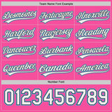 Custom Pink White Black-Sky Blue Reversible Pullover Baseball Jersey Shirt