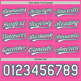 Custom Pink White Black-Teal Reversible Pullover Baseball Jersey Shirt
