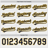 Custom Gold Navy-White Reversible Pullover Baseball Jersey Shirt