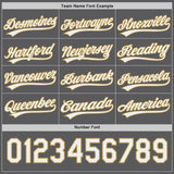 Custom Steel Gray White-Old Gold Reversible Pullover Baseball Jersey Shirt