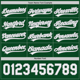 Custom Green White-Gray Reversible Pullover Baseball Jersey Shirt
