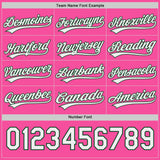 Custom Green White-Pink Reversible Pullover Baseball Jersey Shirt