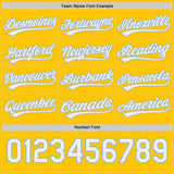 Custom Light Blue White-Yellow Reversible Pullover Baseball Jersey Shirt