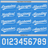 Custom Electric Blue-White Reversible Pullover Baseball Jersey Shirt