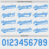 Custom Electric Blue-White Reversible Pullover Baseball Jersey Shirt