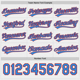 Custom Electric Blue White-Red Reversible Pullover Baseball Jersey Shirt