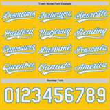 Custom Electric Blue White-Yellow Reversible Pullover Baseball Jersey Shirt
