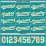 Custom Teal-Cream Reversible Pullover Baseball Jersey Shirt