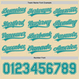 Custom Teal-Cream Reversible Pullover Baseball Jersey Shirt