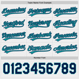 Custom Teal Navy-White Reversible Pullover Baseball Jersey Shirt